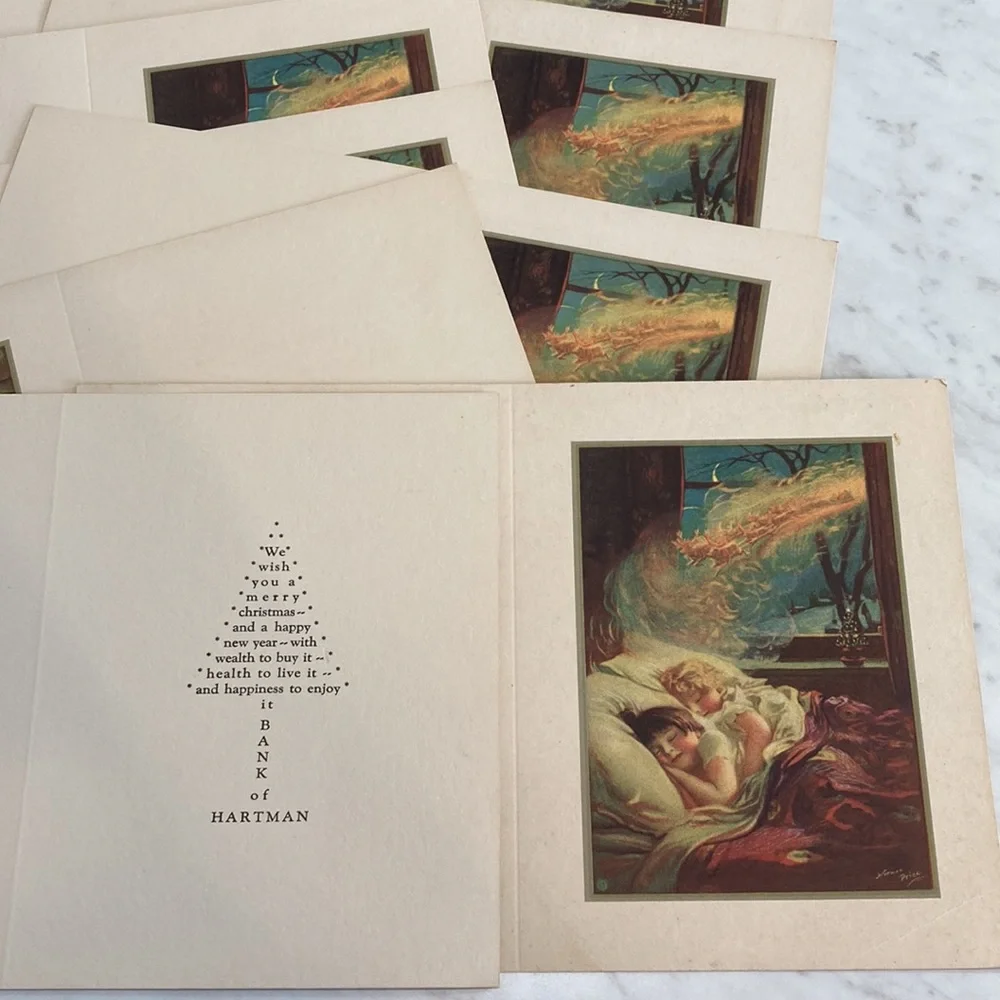 Vintage Bank Christmas Cards 12